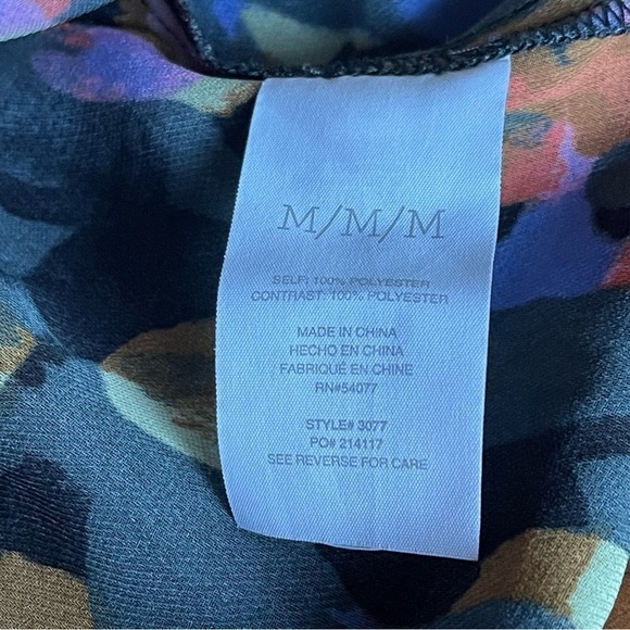 CAbi Flaunt Faux Wrap Drape Neck Blouse #3077 EUC size medium - Picture 11 of 11